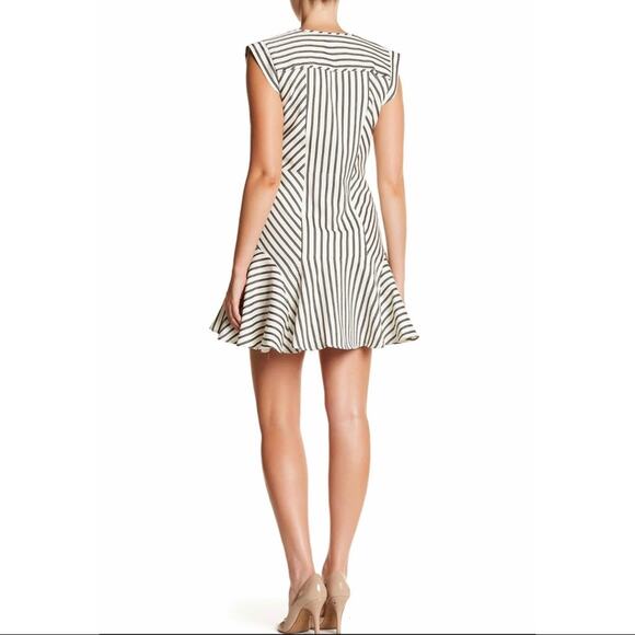 Veronica Beard Pop Fit And Flare Zip Up Mini Dress Women’s 0 - Picture 4 of 12